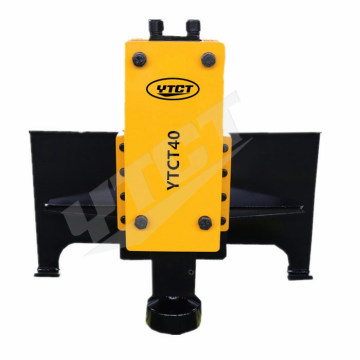 Excavator Attachment Skid Steer Loader Post Driver Hydraulic Forging Hammer